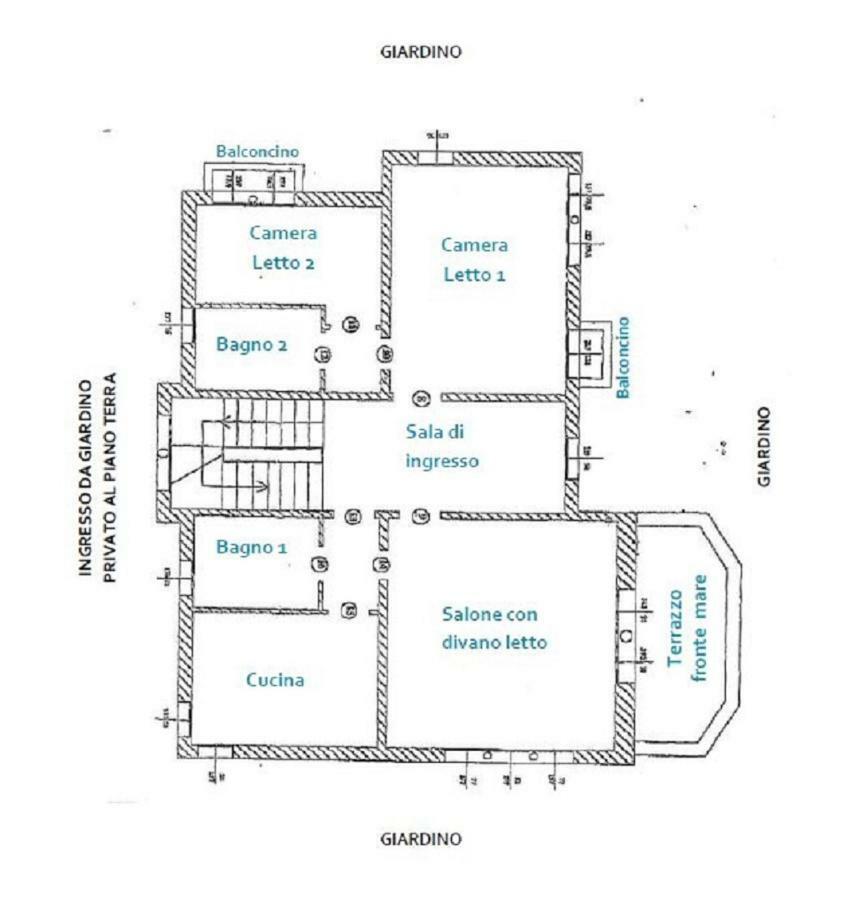 Villa Corrado Venedig-Lido Exteriör bild